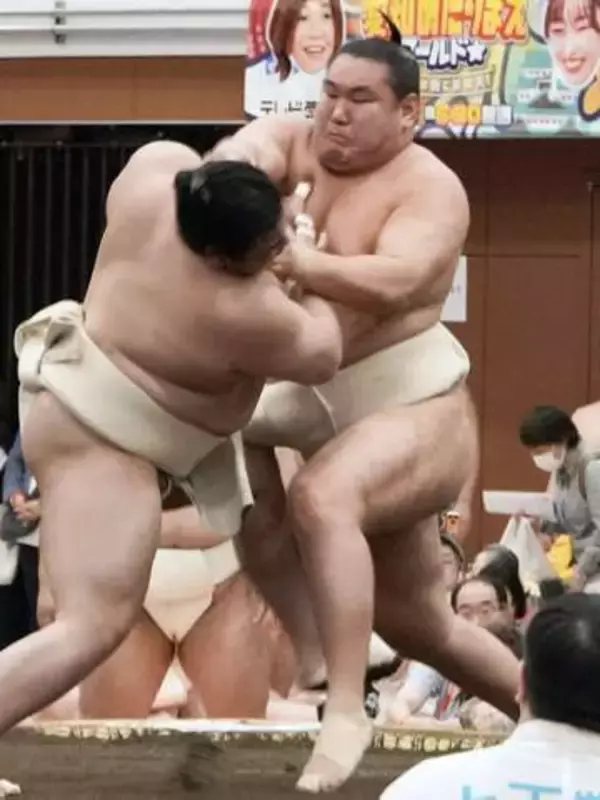 春巡業、熱海富士に大きな声援　豊昇龍と稽古、新関脇確実