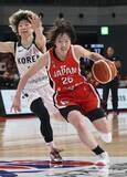 「バスケ日本女子、韓国に勝利　W杯前の強化試合、14日も対戦」の画像1