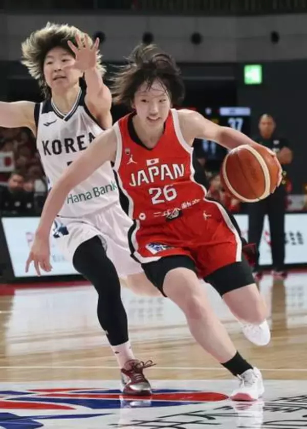 バスケ日本女子、韓国に勝利　W杯前の強化試合、14日も対戦