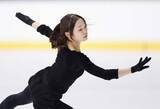 「島田3A、トルソワ4回転　フィギュア木下杯公式練習」の画像1