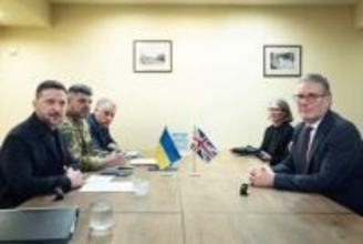 ウクライナ融資に英国参加へ　EU側と協議、欧州で連帯