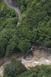 「安曇野で土石流、黒川橋流される　長野、登山客ら390人一時孤立」の画像1