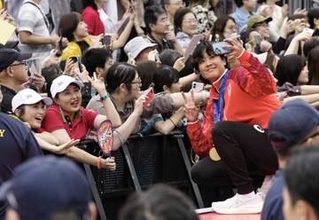 ソフトボールの後藤「いい大会」　メダリスト祝福イベント