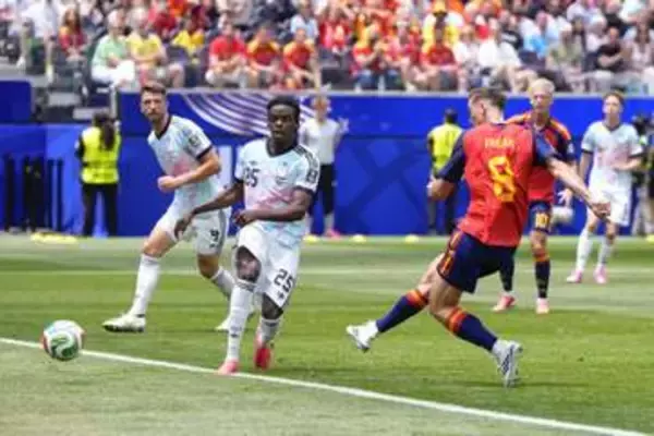 スペイン2―1ベルギー　スペインが競り勝つ
