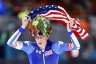 大本命ストルツ圧勝、初の「金」　スピードスケート4冠視野に