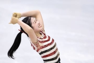 中井亜美、トリプルアクセル成功　五輪で日本女子4人目