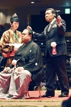 元幕内英乃海が断髪式　「相撲をやって良かった」