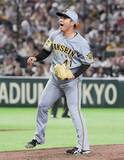 「巨0―3神（23日）　村上が今季初完封、阪神4連勝」の画像1