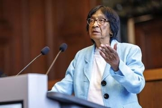 ピレイ氏「悲しい日だ」　米政権のICC制裁で