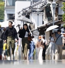 大分、兵庫で気温35度超　初の猛暑日、歴代3位