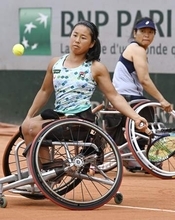 上地組、小田組が4強入り　全仏車いすテニス