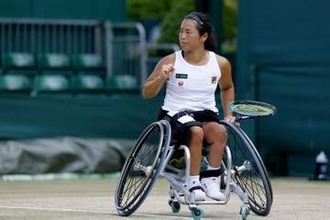 上地、小田決勝へ　ウィンブルドン車いすの部