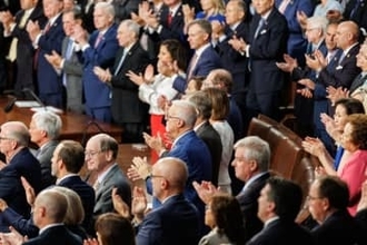 米議会演説 ボイコット100人超?