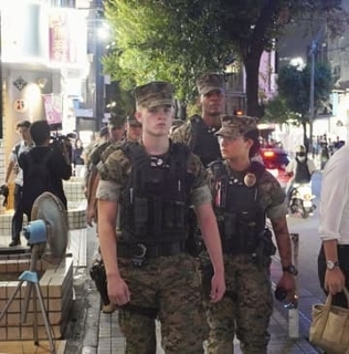 米軍 那覇で初の単独巡回