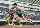 「100m、男子は山本匠真がV　織田記念陸上、女子は君嶋愛梨沙」の画像1