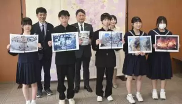 輪島の中学生、語り部に挑戦　金沢市長らに地震被災体験伝える