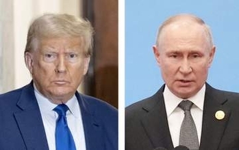 米ロシア首脳が電話会談　ウクライナ和平を協議