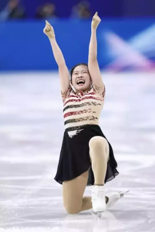 フィギュアSP、中井亜美が首位　坂本花織は2位、団体追い抜き銅