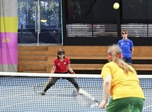 全豪オープンで視覚障害者テニス　四大大会初、普及促進願い