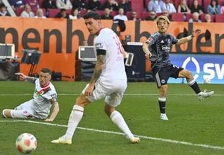 堂安、昨年12月以来の5点目　サッカーのドイツ1部