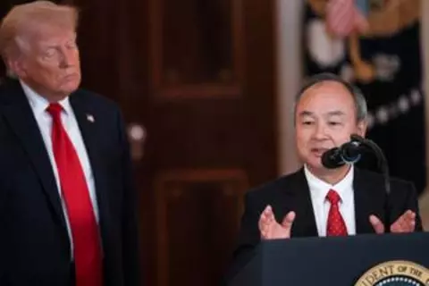 トランプ氏図書館に80億円寄付　ソフトバンクG、米メディア報道