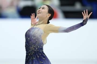 金沢純禾が女子SP首位　フィギュア・ジュニアGP