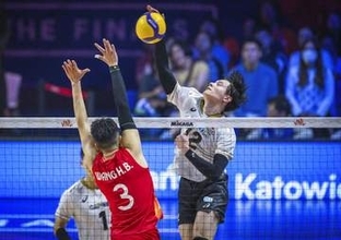 バレー男子、日本が中国下し4強　ネーションズリーグ
