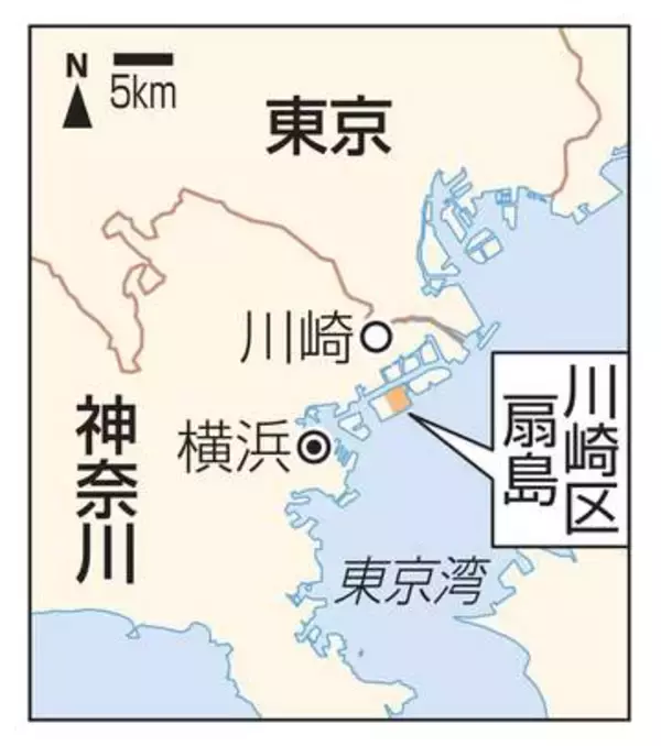 足場崩落、3人重体1人不明　川崎のJFEスチール敷地