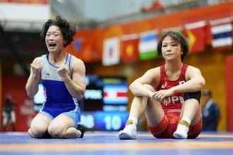 藤波朱理、155連勝で止まる　五輪女王、アジア大会で敗戦
