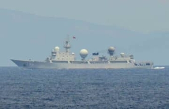 中国軍艦、太平洋側で長期活動か　鹿児島・大隅海峡を通過
