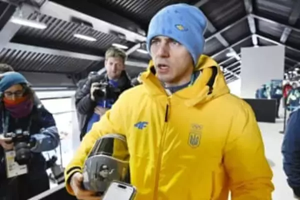 失格のウクライナ選手が提訴　取り消し求め、戦死者ヘルメット