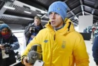 失格のウクライナ選手が提訴　取り消し求め、戦死者ヘルメット