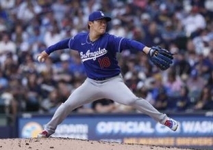 山本4勝目、7回1失点　大谷無安打、今永は5敗目