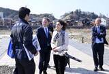 「EU委員、能登被災地を視察　輪島市、欧州の災害対策に反映」の画像1