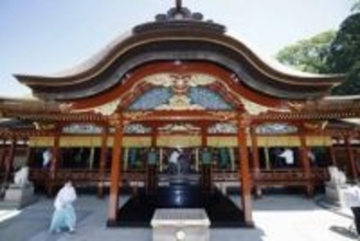太宰府天満宮、重文の御本殿公開　124年ぶり大改修終え