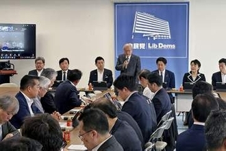 16年並みの財政支援要望　熊本知事、自民地震本部