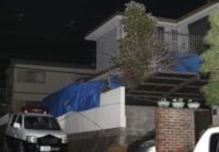 2遺体遺棄疑い、男逮捕　大津市の自宅庭、両親か