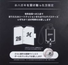 千葉ロッテが有利誤認表示疑い　ファンクラブ入会特典で