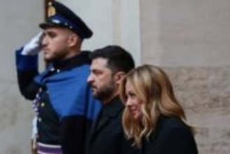 イタリア、対ロ圧力維持を確認　ウクライナと首脳会談