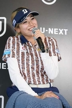 桑木志帆が帰国「少しずつ実感」　ゴルフの全英女子オープン制覇