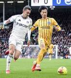 「三笘フル、遠藤は途中出場　サッカーのプレミアリーグ」の画像1