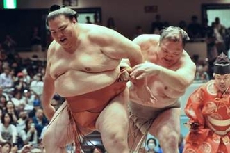 大山親方、感謝の引退相撲　元小結北勝富士「一つの節目」