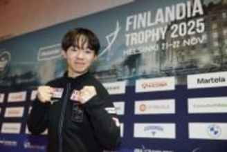 鍵山、千葉ら公式練習好調　フィギュアGP最終戦前日