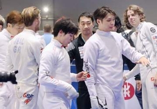前回金の男子エペ初戦敗退　世界フェンシング第8日