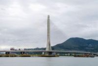 台湾北部「淡江大橋」開通　著名建築家設計、新名所に