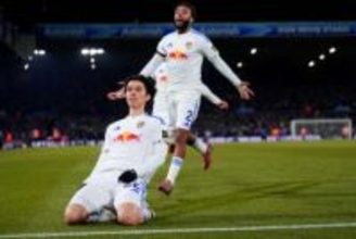 リーズの田中碧が初ゴール　サッカーのプレミアリーグ