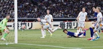 サッカーW杯壮行、日本が勝利　アイスランド戦、小川が決勝点