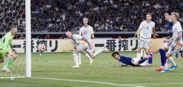 サッカーW杯壮行、日本が勝利　アイスランド戦、小川が決勝点