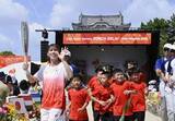 「1000人つなぐアジア大会聖火　愛知でリレー始まる、9月開幕」の画像1