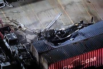 米で報道ヘリ墜落3人死亡　ロス、交通事故取材中